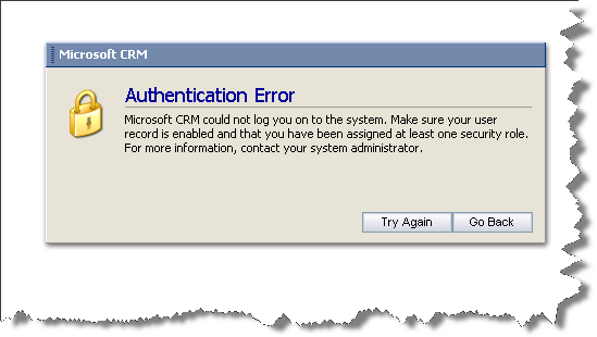 Microsoft Dynamics Crm Invalid User Authorization